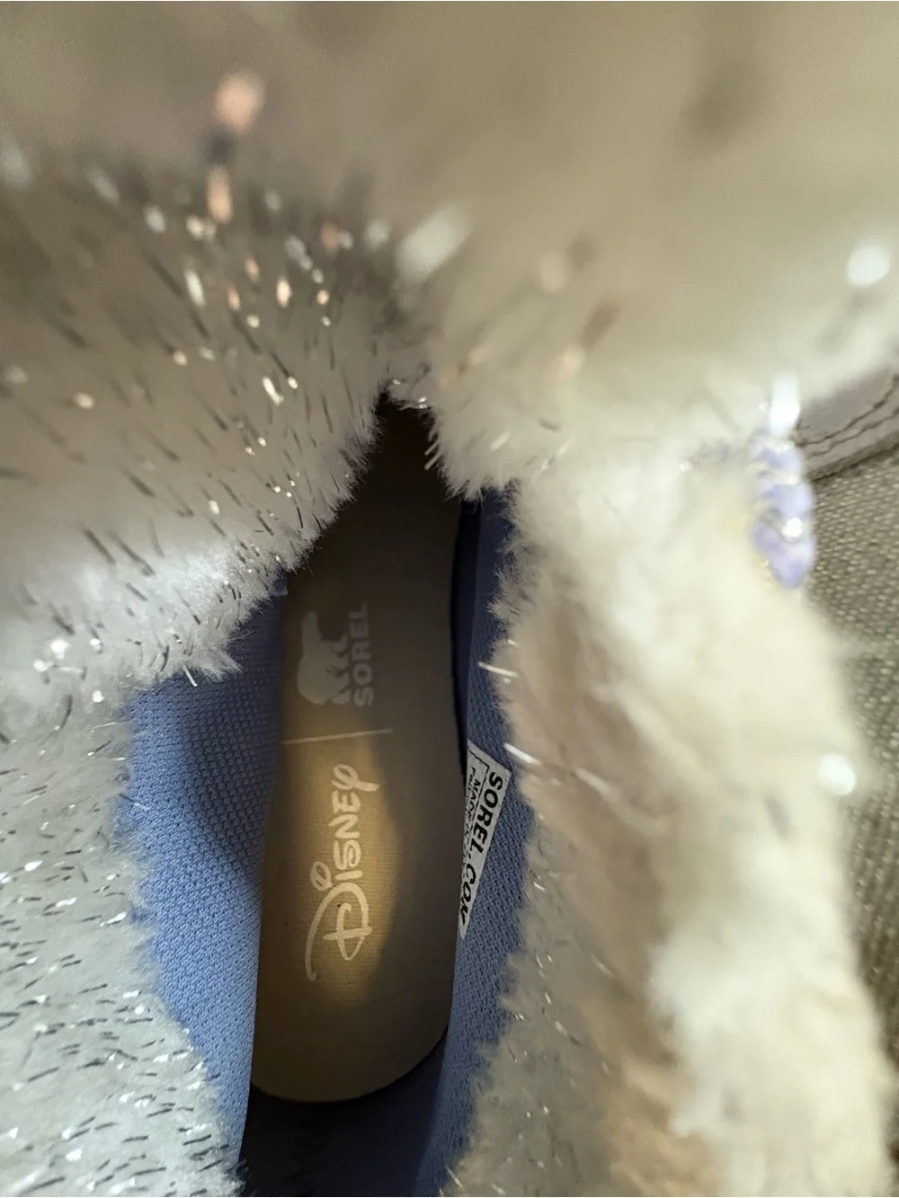 SOREL x Disney Frozen II Out N About Waterproof Faux Fur Ankle Boots